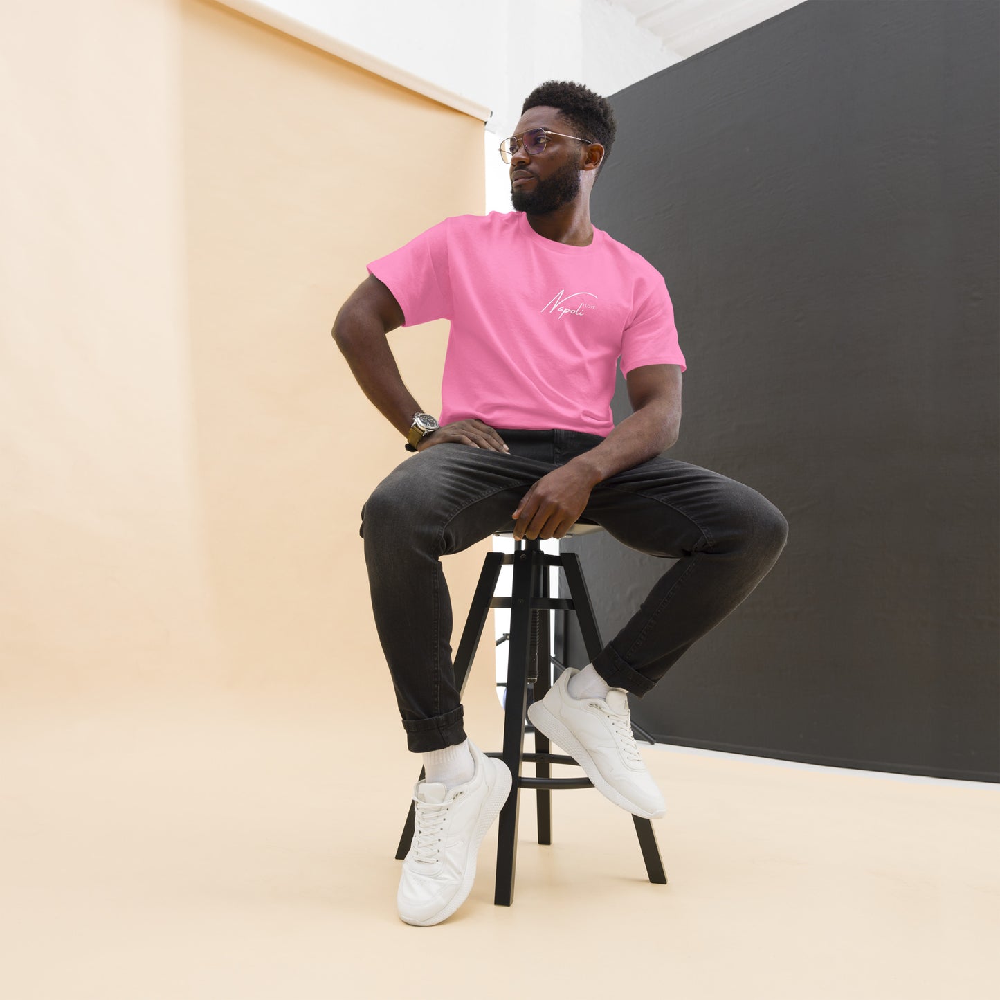 Klassisches Herren-T-Shirt i love napoli - verschiedene Farben