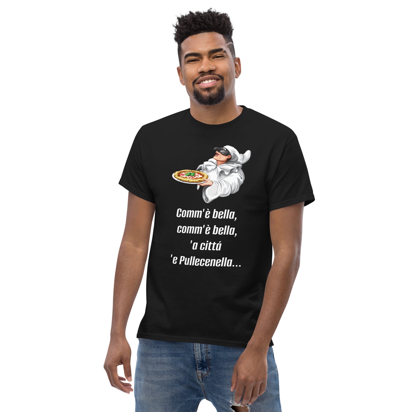 Klassisches Herren-T-Shirt pulcinella
