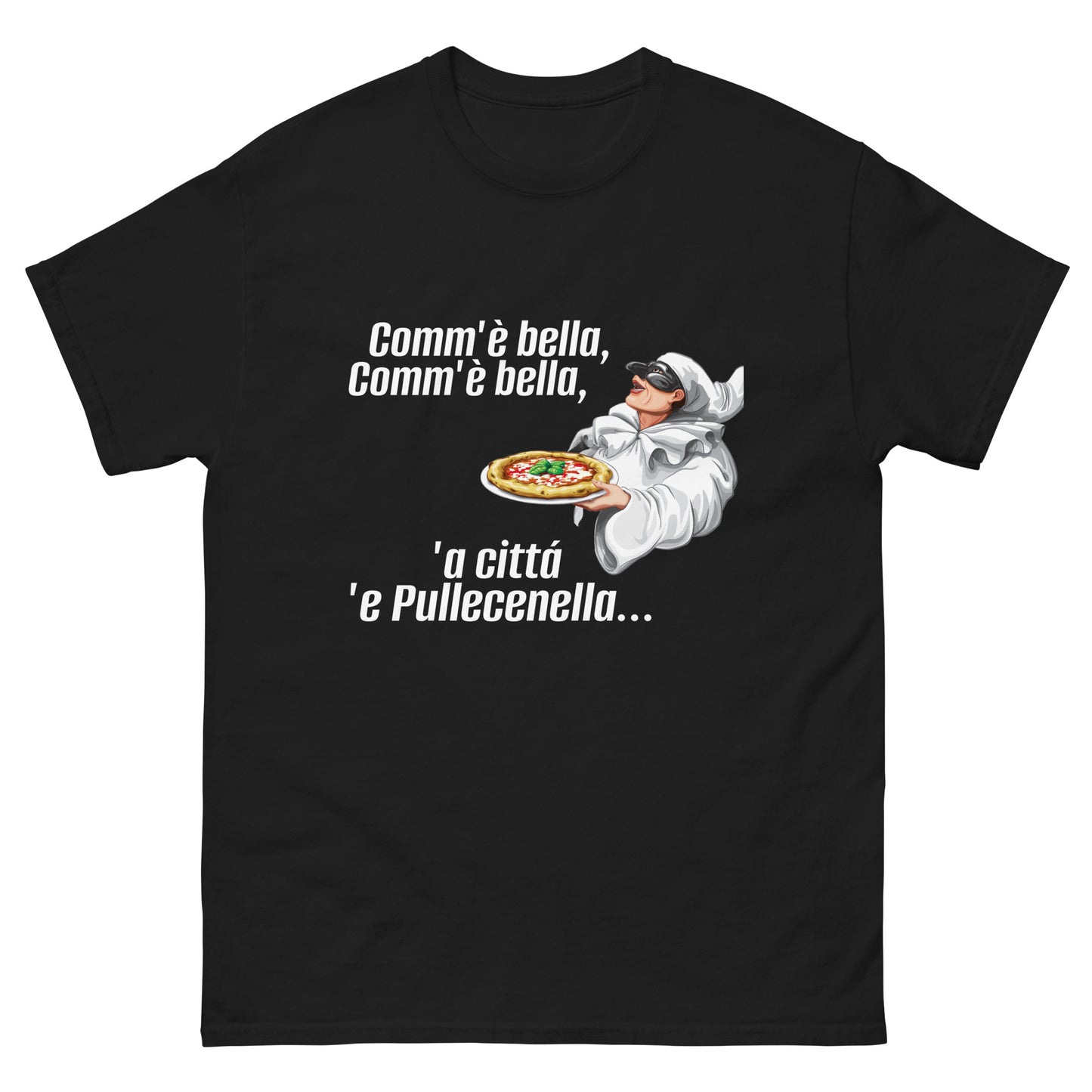 Klassisches Herren-T-Shirt pulcinella - verschiedene Farben