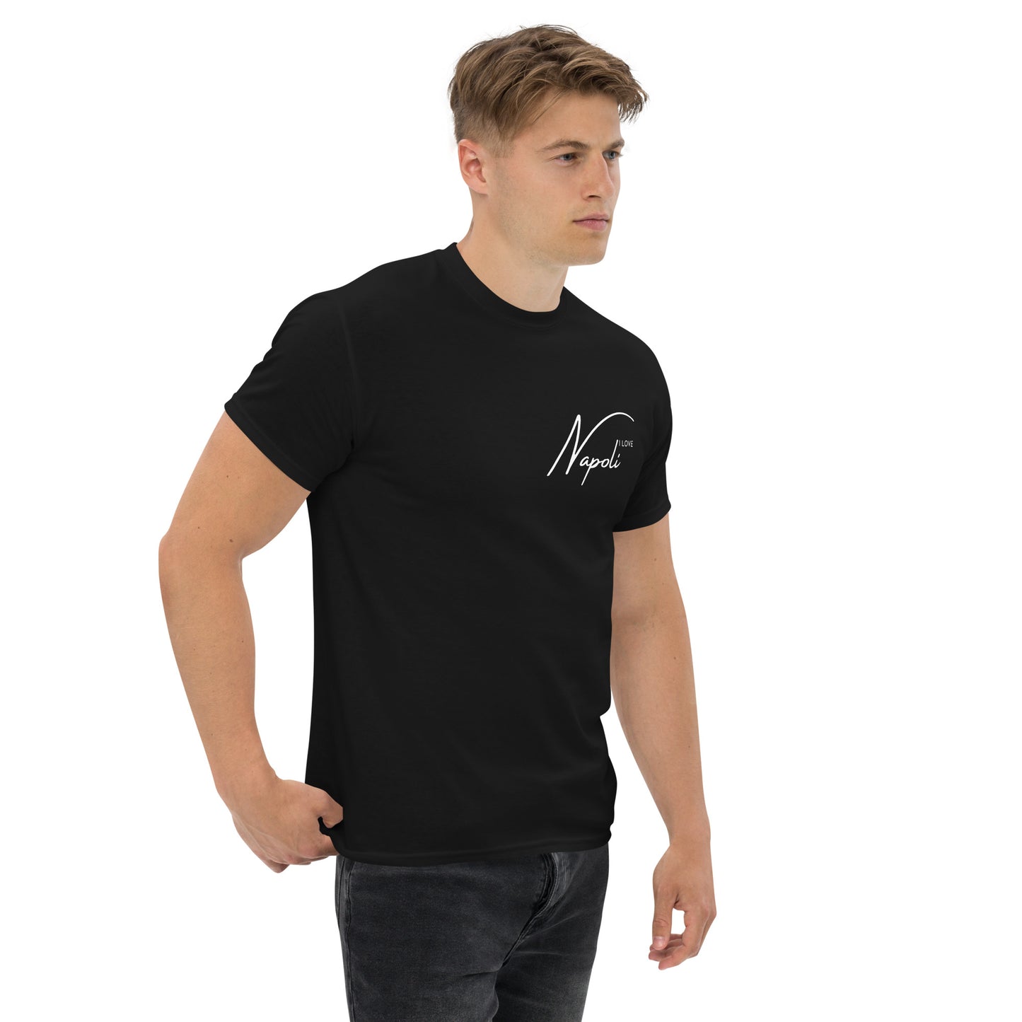 Klassisches Herren-T-Shirt i love napoli - verschiedene Farben