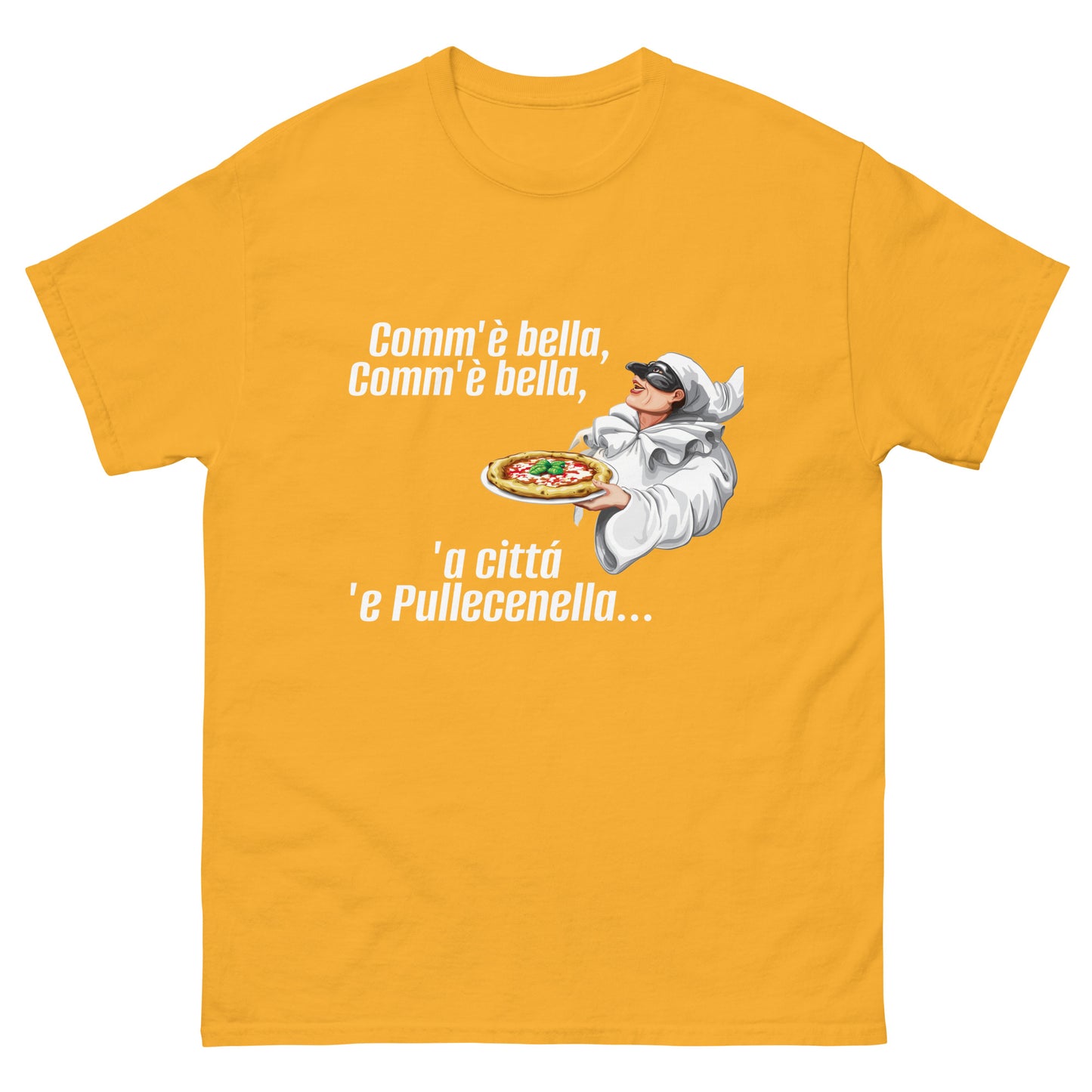 Klassisches Herren-T-Shirt pulcinella - verschiedene Farben