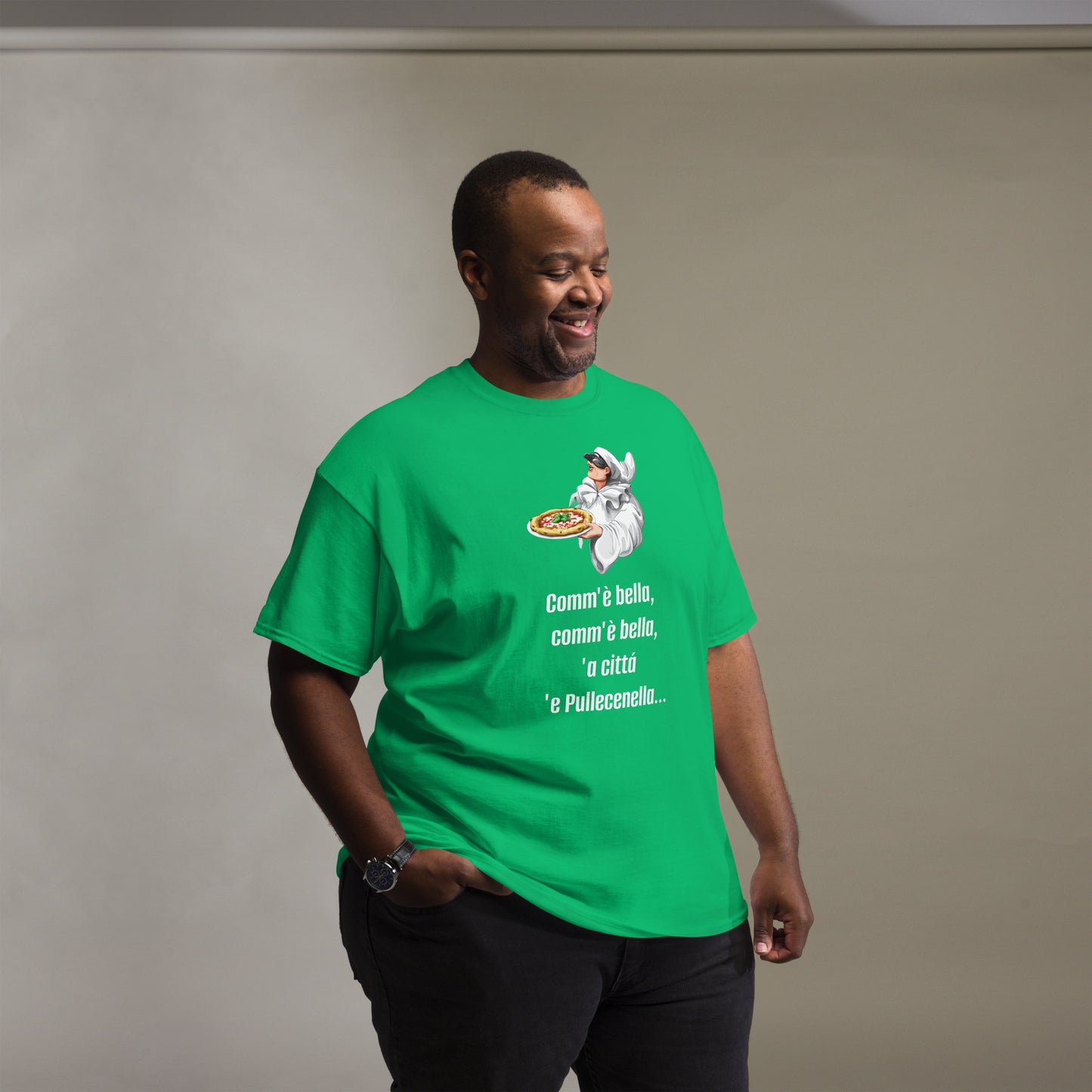 Klassisches Herren-T-Shirt pulcinella