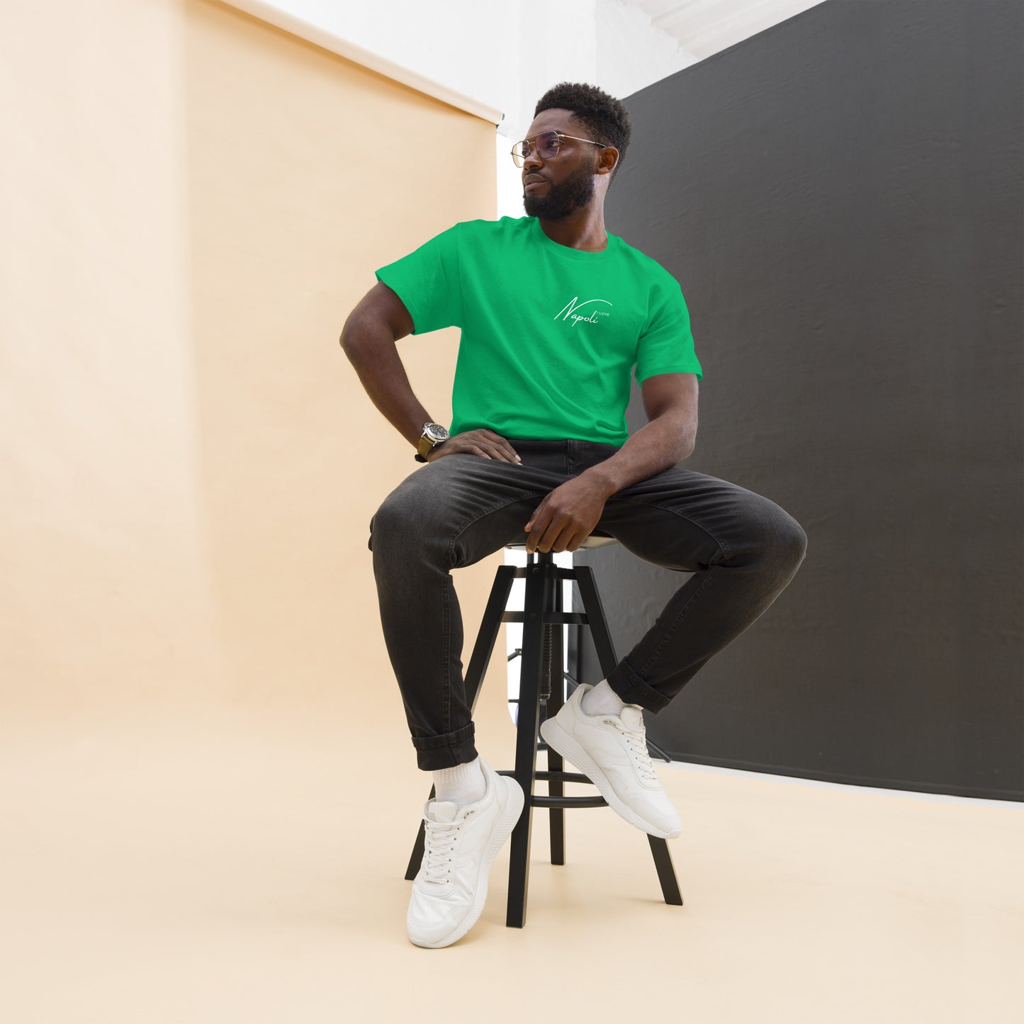 Klassisches Herren-T-Shirt i love napoli - verschiedene Farben