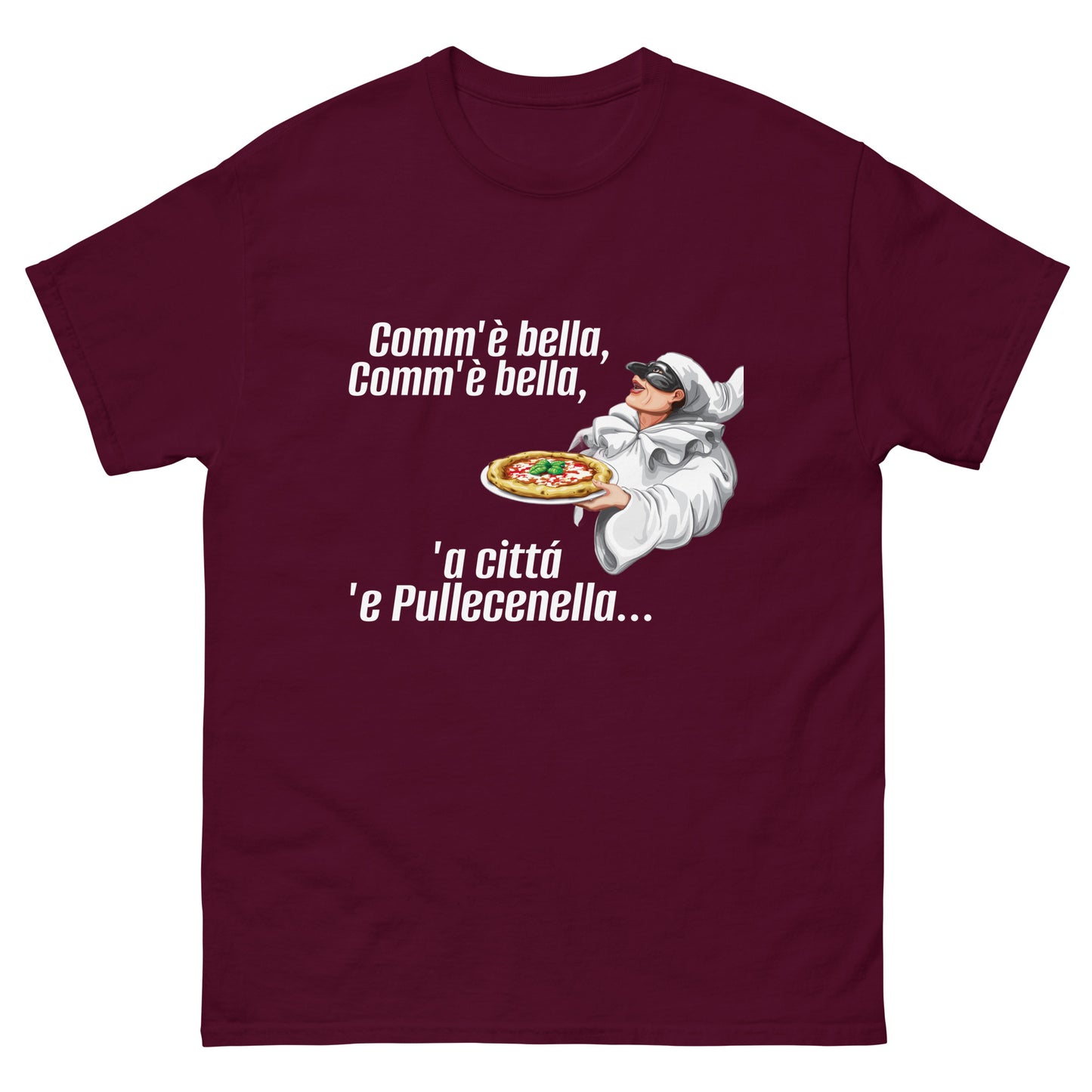 Klassisches Herren-T-Shirt pulcinella - verschiedene Farben