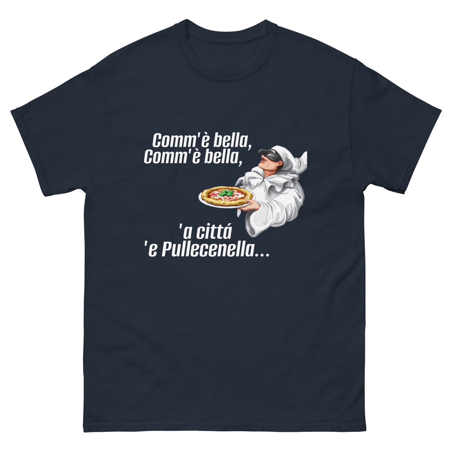 Klassisches Herren-T-Shirt pulcinella - verschiedene Farben
