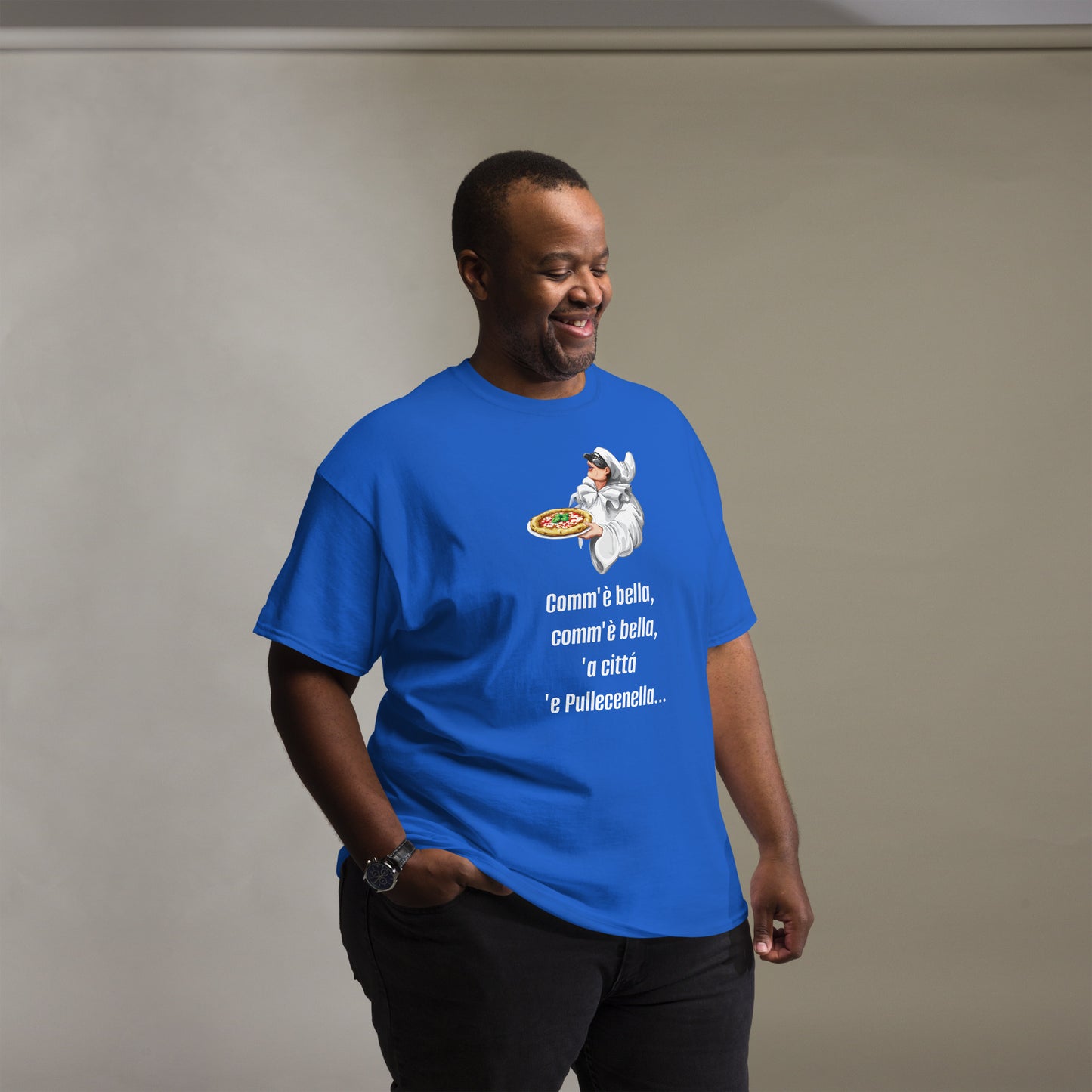 Klassisches Herren-T-Shirt pulcinella