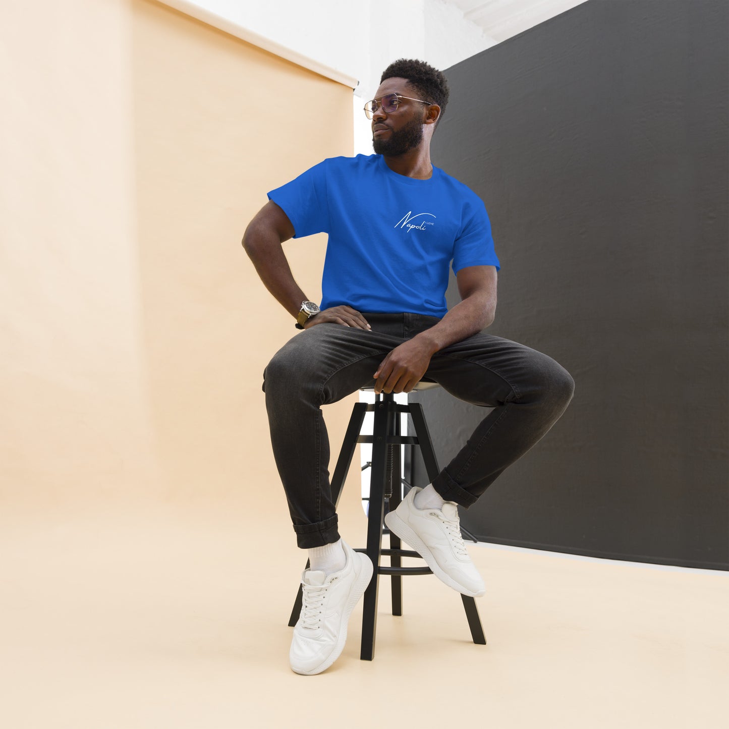 Klassisches Herren-T-Shirt i love napoli - verschiedene Farben
