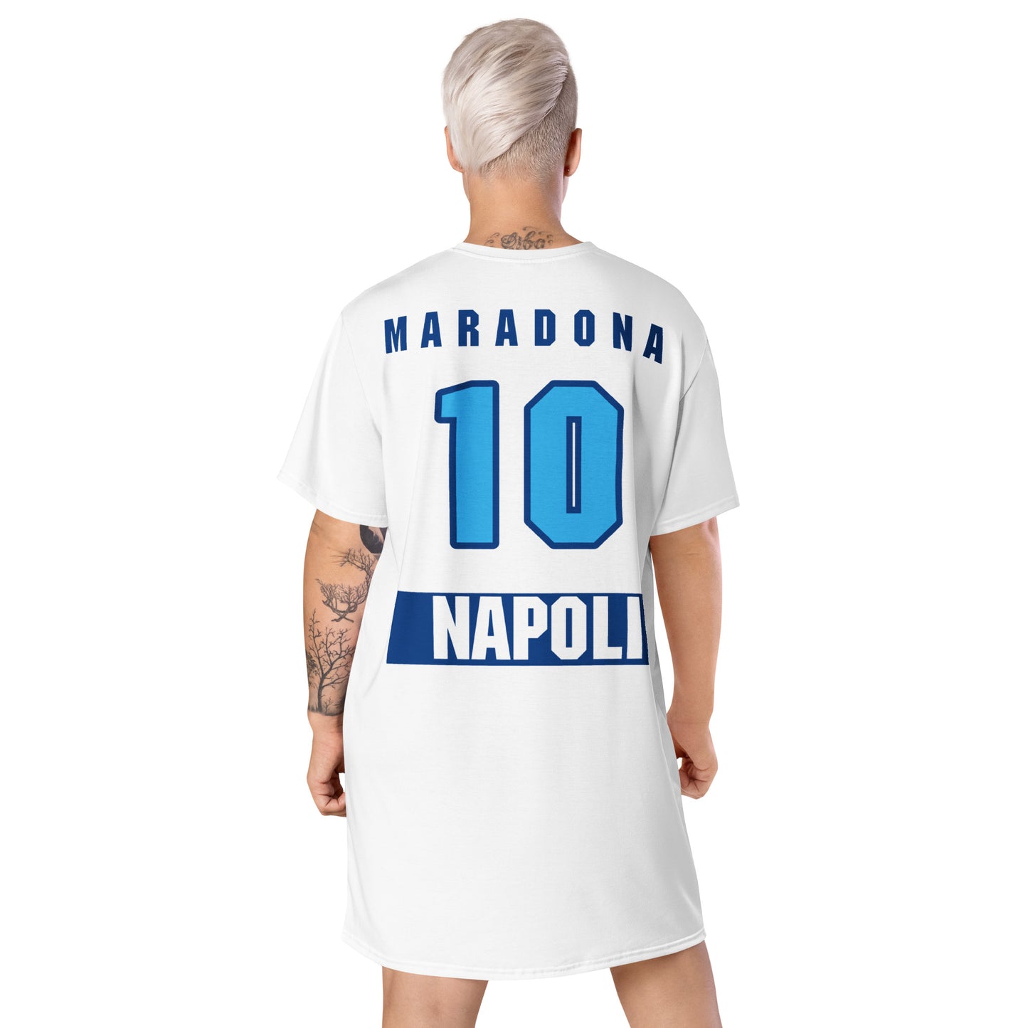 T-Shirt-Kleid NAPOLI vorder & rückseite