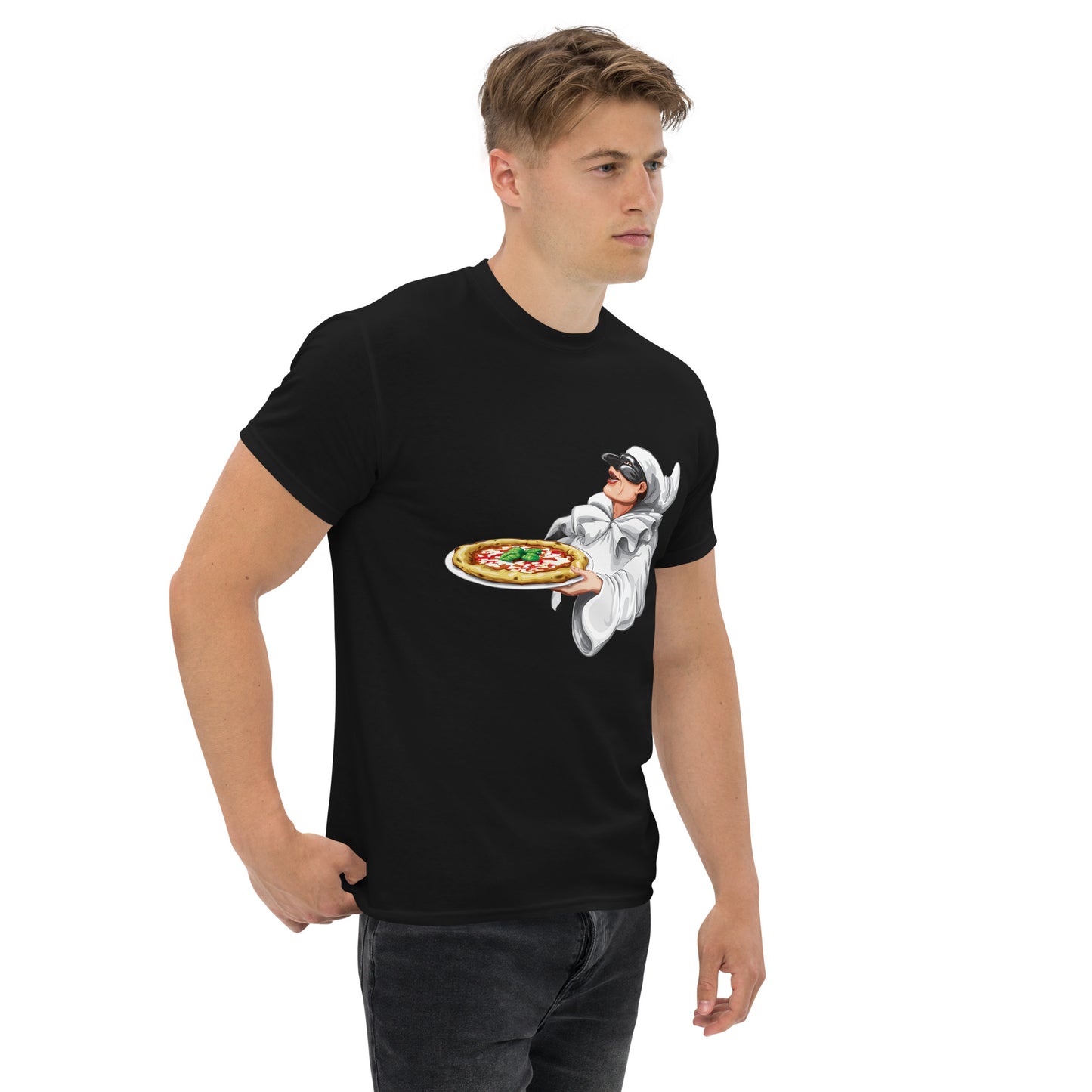 Klassisches Herren-T-Shirt Pulcinella verschiedene Farben