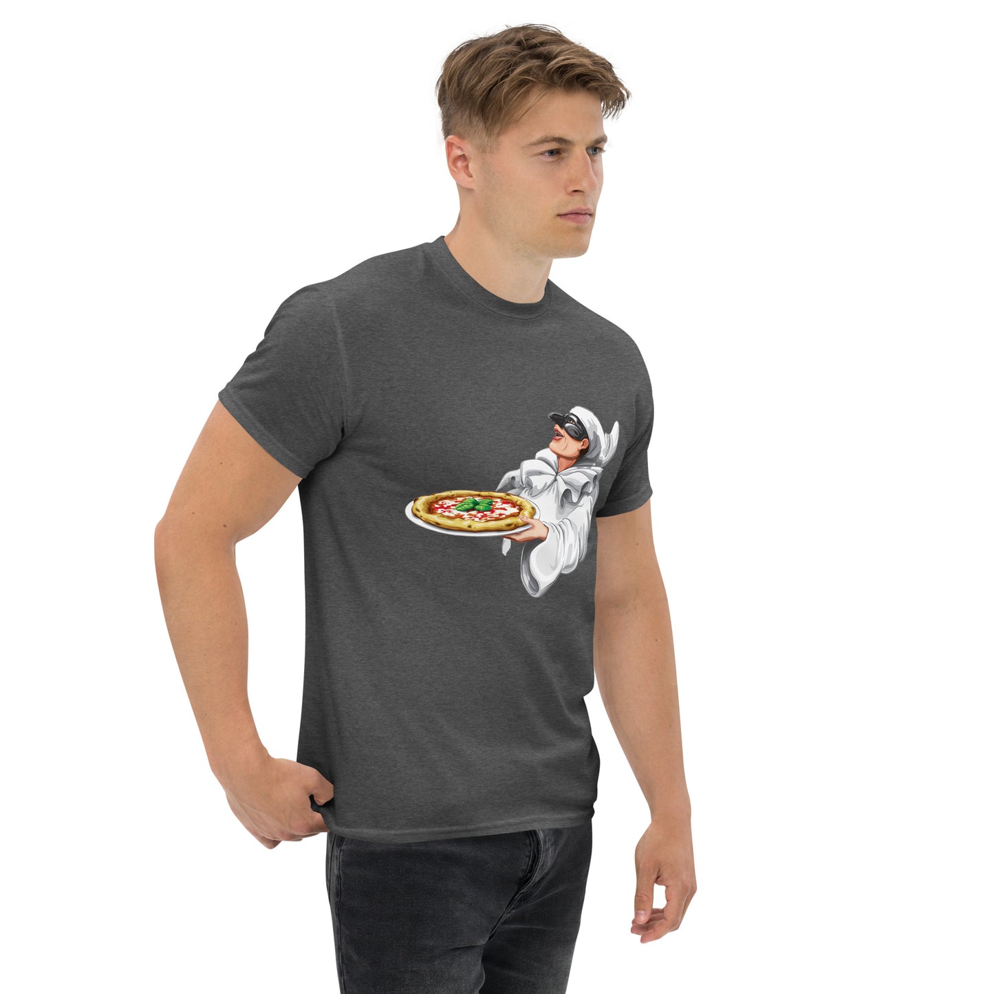 Klassisches Herren-T-Shirt Pulcinella verschiedene Farben