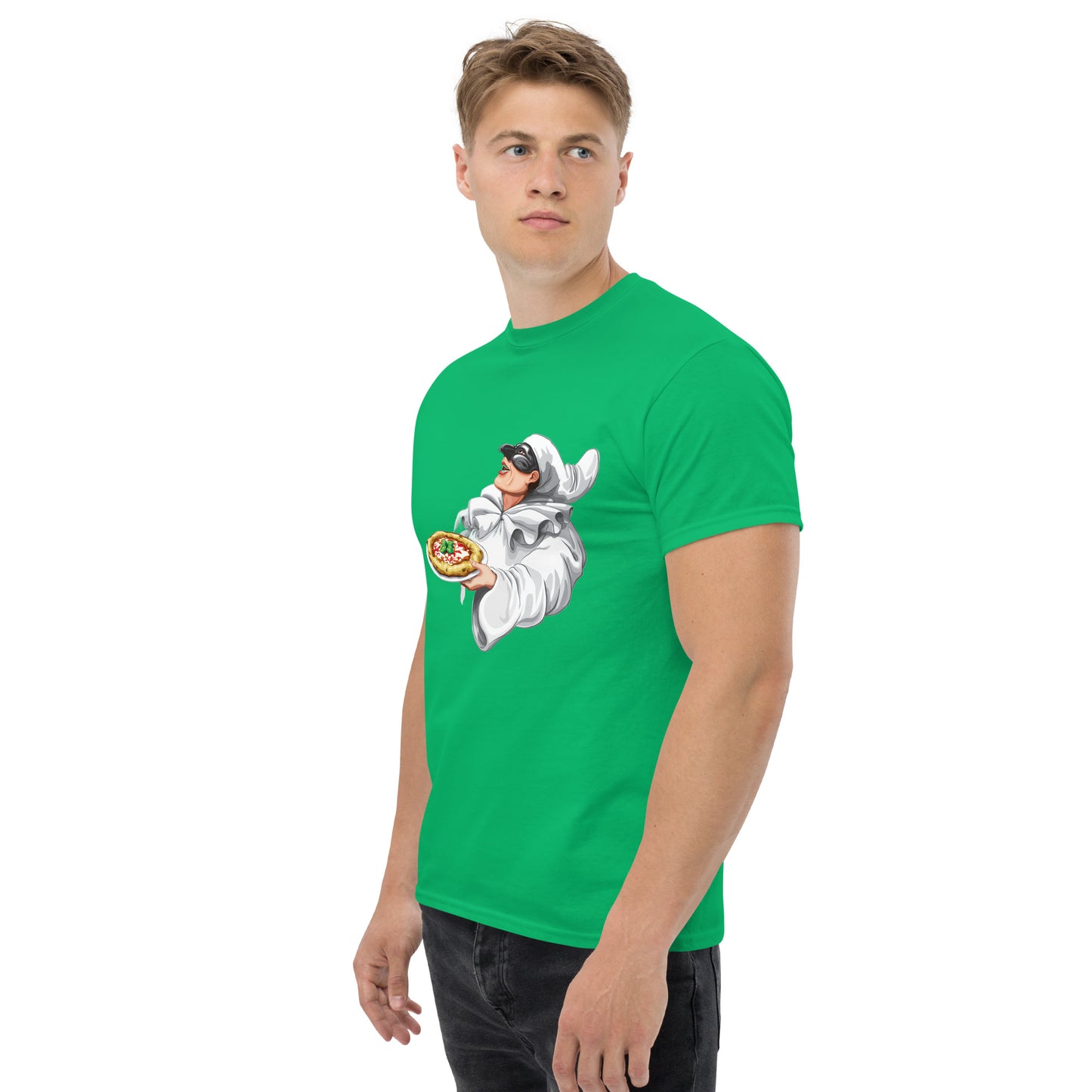 Klassisches Herren-T-Shirt Pulcinella verschiedene Farben