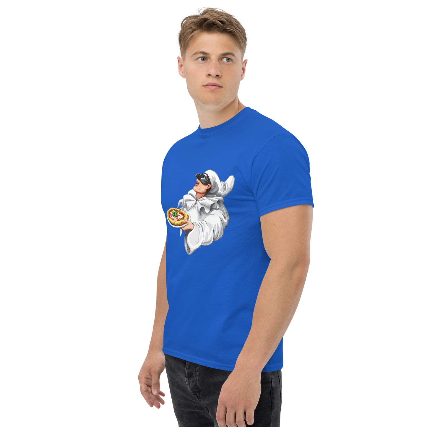 Klassisches Herren-T-Shirt Pulcinella verschiedene Farben