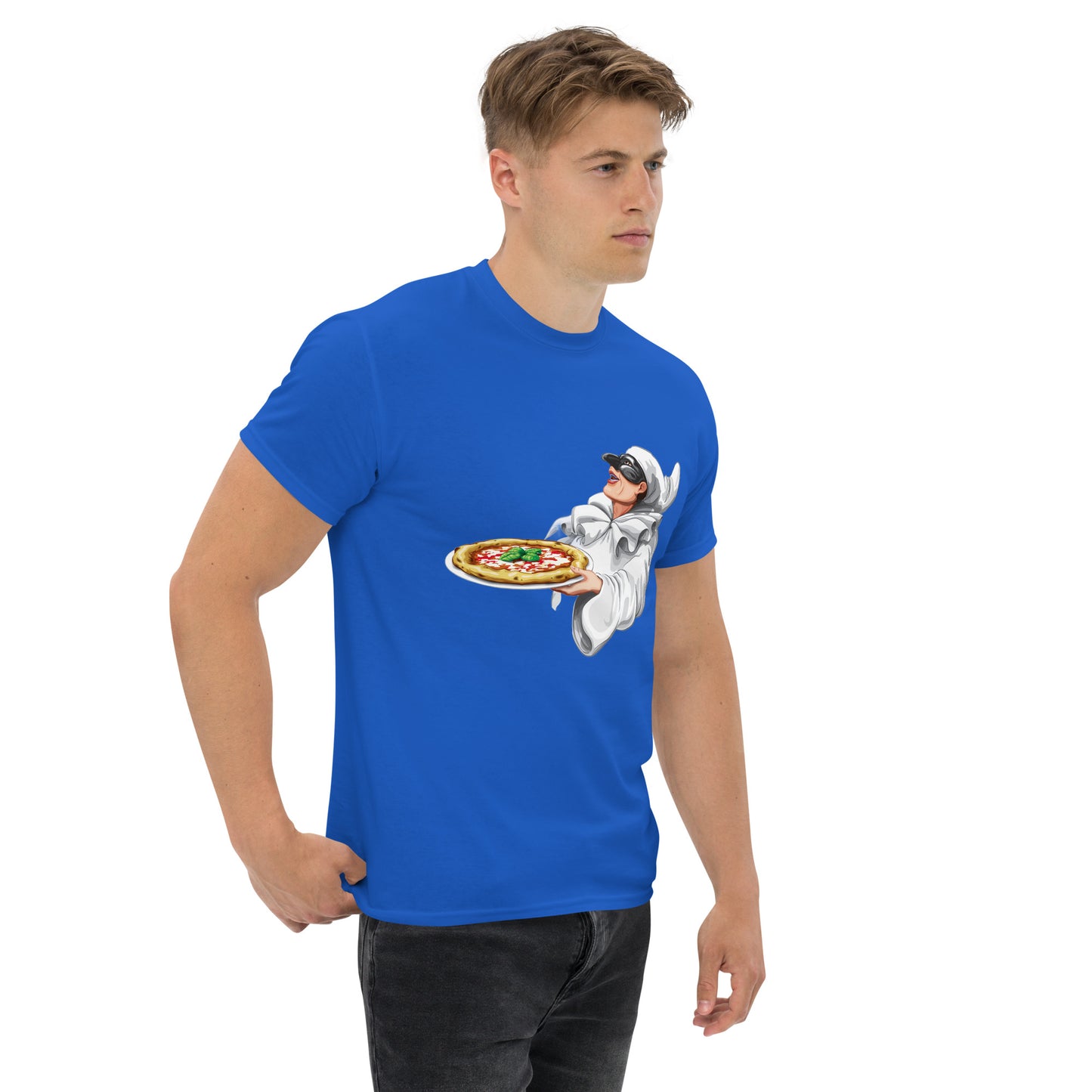 Klassisches Herren-T-Shirt Pulcinella verschiedene Farben
