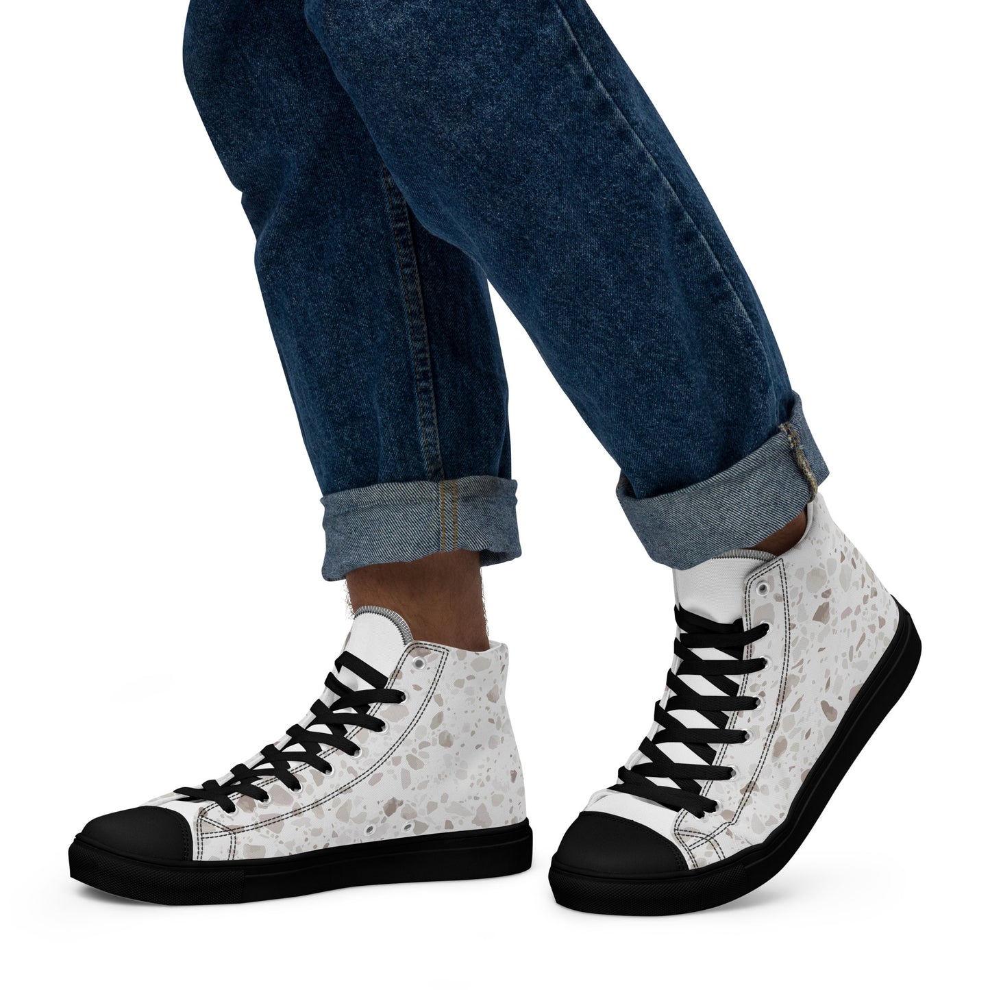 High-Top Leinenschuhe für Herren
