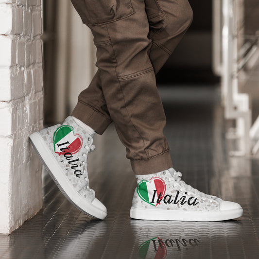 High-Top Leinenschuhe für Herren