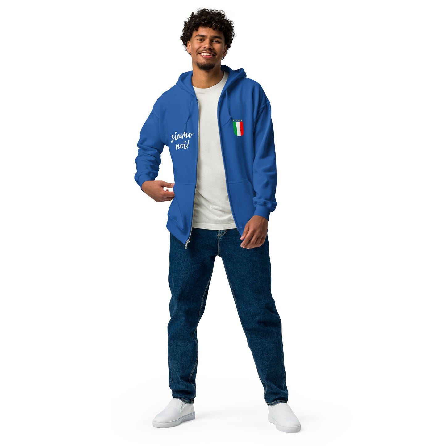 Unisex Zip Hoodie "siamo noi"