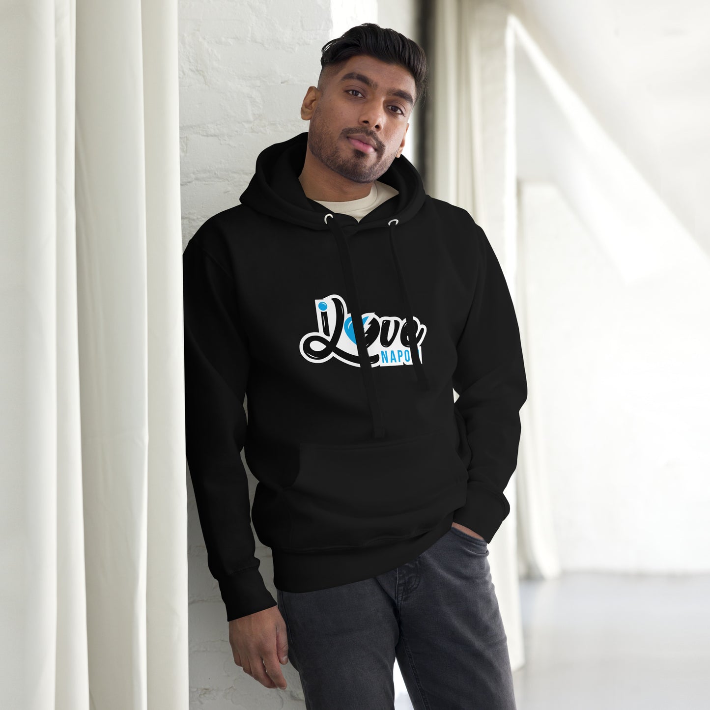 Unisex-Kapuzenpullover i love napoli