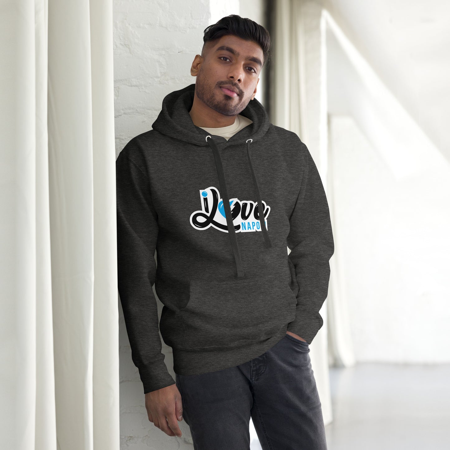 Unisex-Kapuzenpullover i love napoli