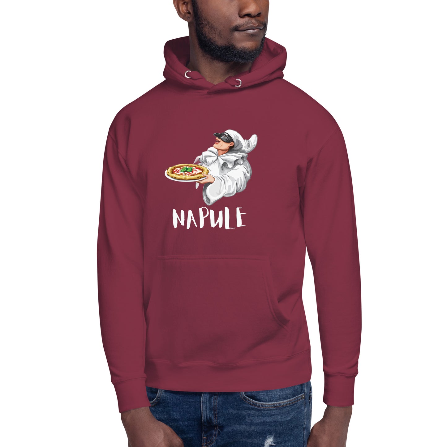 Unisex-Kapuzenpullover Pulcinella